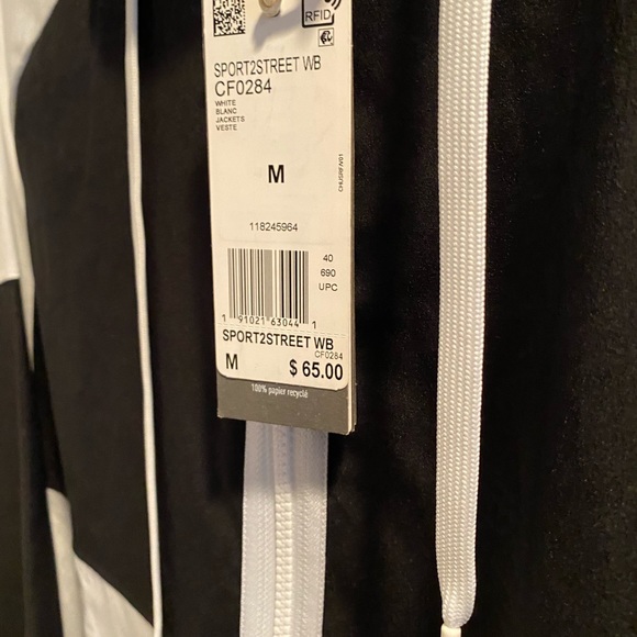 Adidas windbreaker size medium brand new - Picture 3 of 4